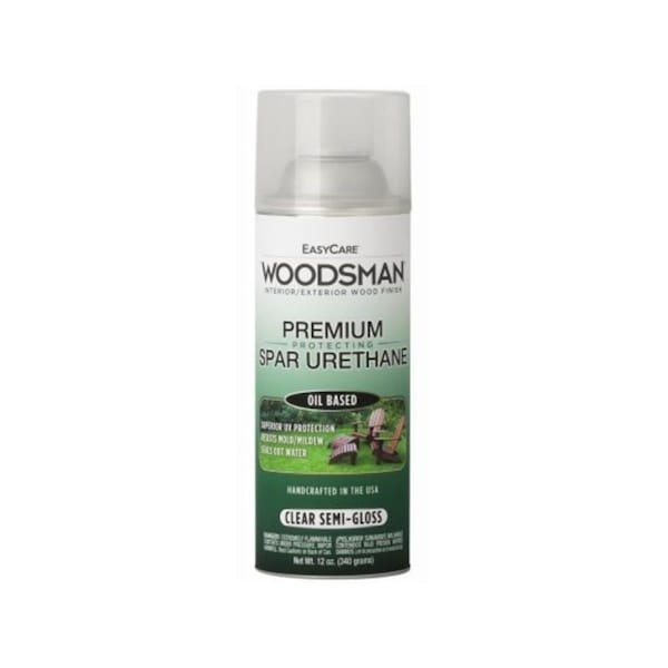 Gourmetgalley 12 oz Woodsman Indoor & Outdoor Spar Urethane Clear Semi-Gloss GO3852393 - main